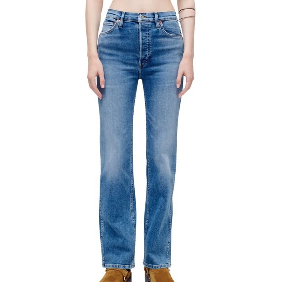 NWT RE/DONE 90s HIGH RISE LOOSE RIO FADE JEANS SZ 26